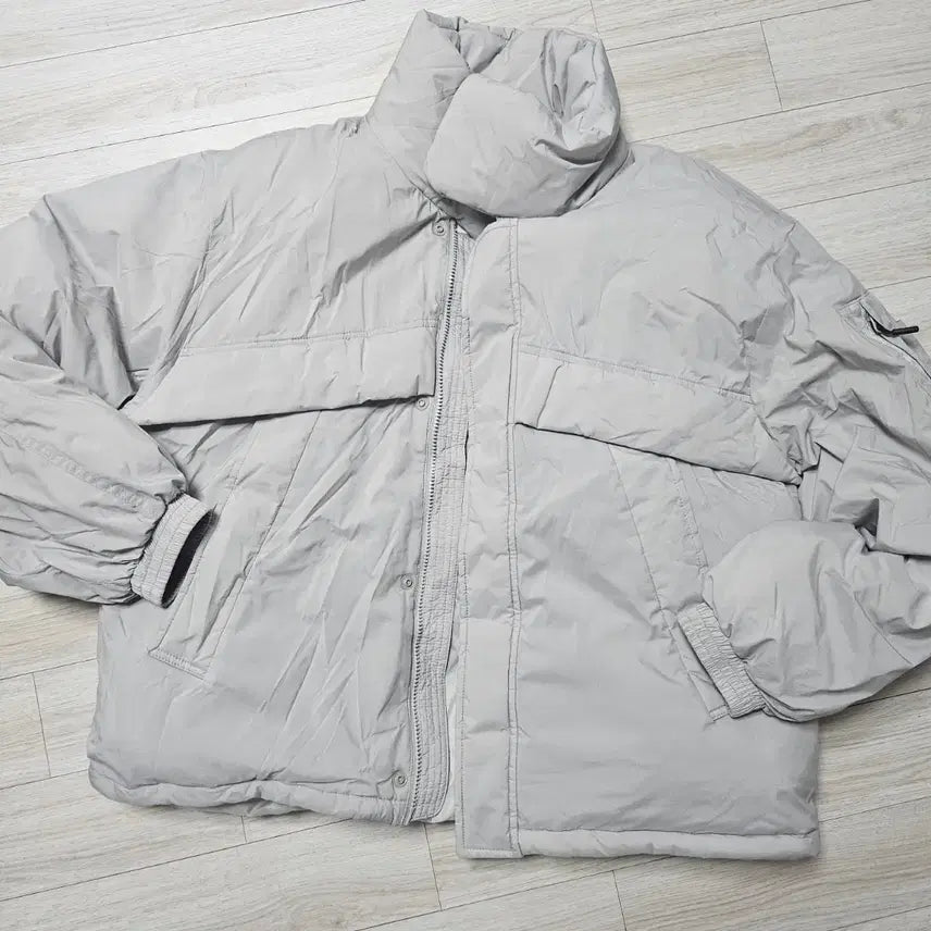 [BUNJANG] Codegraphy Lightweight Padded Jumper Light Grey / 코드그라피 경량 패딩 점퍼 라이트 그레이
