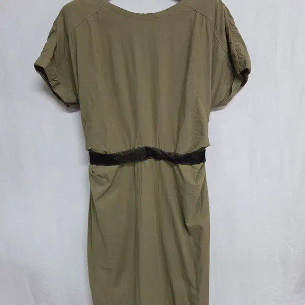 [BUNJANG] MICHAA Khaki Midi Dress / 미샤 카키 미디 원피스 91  D