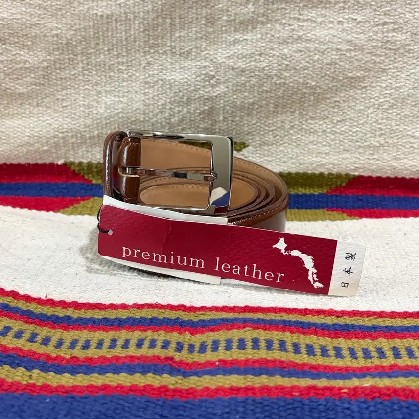 [BUNJANG] Japanese Premium Leather Belt (Dark Brown) / 빅사이즈) 일본산 프리미엄 레더 벨트