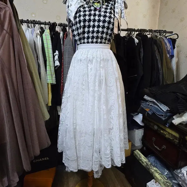 [BUNJANG] Houndstooth Pattern Knit Vest / 체크 패턴 니트 조끼