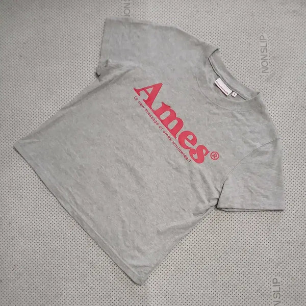 [BUNJANG] AMES Worldwide Grey Short-Sleeve T-Shirt / 아메스 월드와이드 반팔 티셔츠 그레이