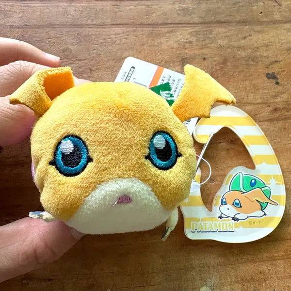 [BUNJANG] Digimon Toko Toko Palmon Set - Plush & Acrylic Carabiner / 디지몬 파닥몬 쯔무쯔무 + 파닥몬 아크릴 카라비너
