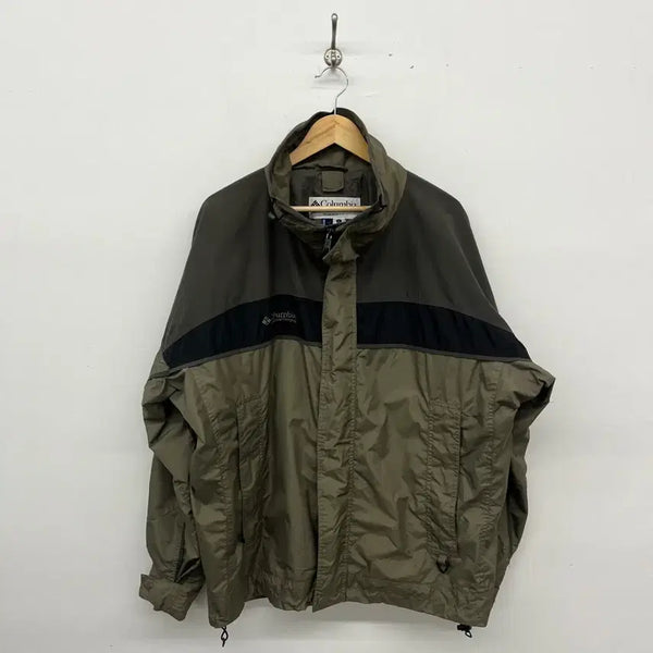 [BUNJANG] Columbia Khaki Windbreaker Jacket XXL / 컬럼비아 바람막이 자켓 카키색 남XXL