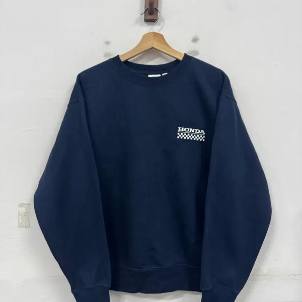 [BUNJANG] Honda Racing Fleece Sweatshirt / (M)혼다 레이싱 기모 맨투맨티