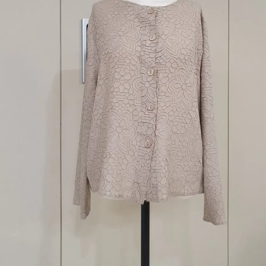 [BUNJANG] Beige Lace Cardigan / 베이지 레이스 가디건