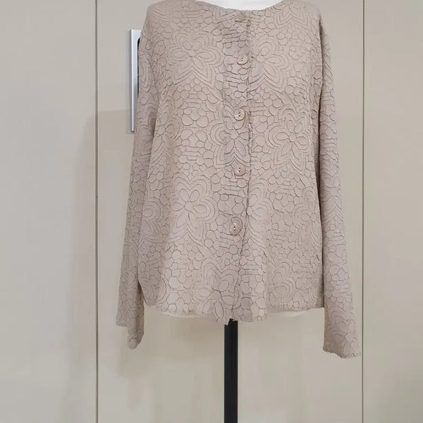 [BUNJANG] Beige Lace Cardigan / 베이지 레이스 가디건