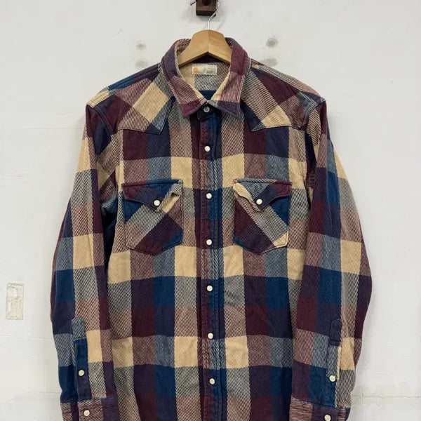[BUNJANG] Edwin Japan Vintage Cotton Check Shirt XL / (XL)에드윈 재팬 빈티지 코튼 체크셔츠