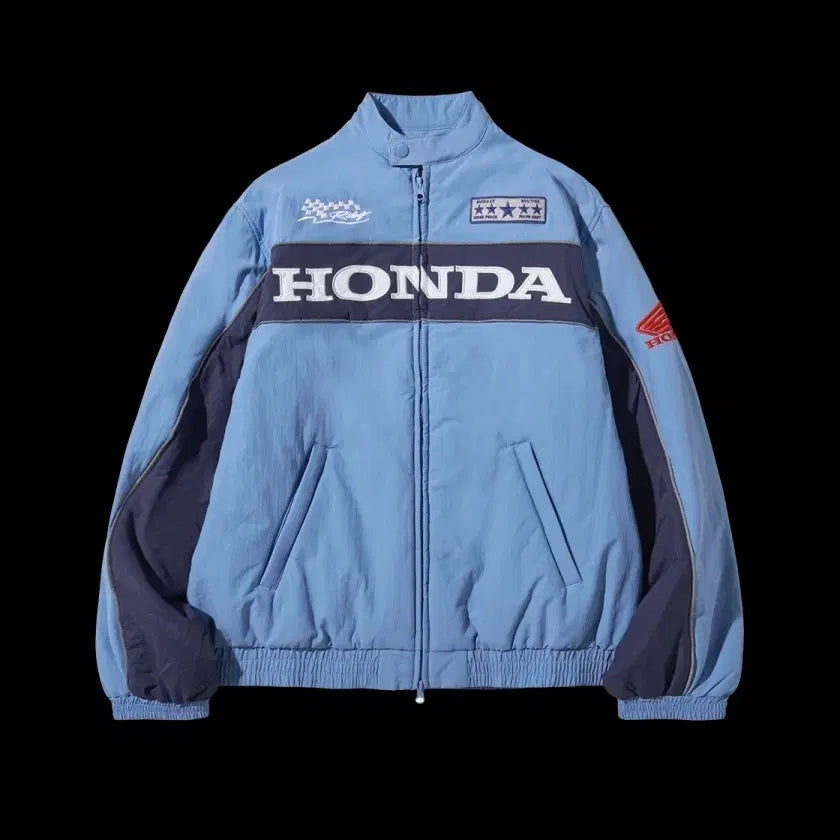 [BUNJANG] Honda Piping Blouson Jacket Light Blue XL / 혼다 파이핑 블루종 자켓 라이트블루 XL