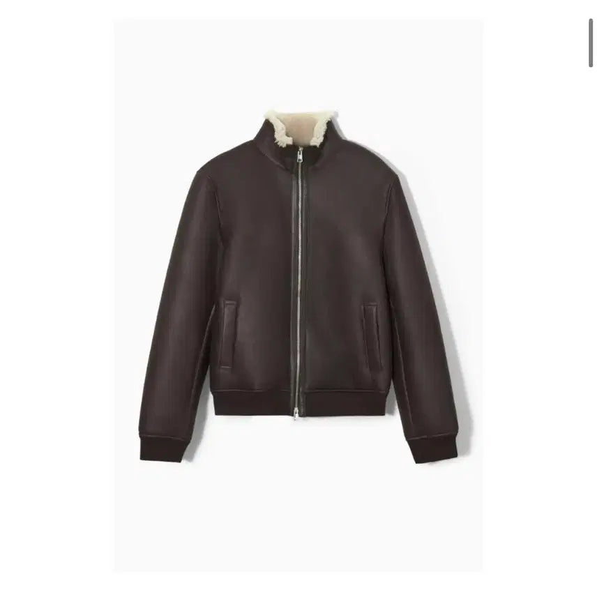[BUNJANG] COS Shearling Bomber Biker Jacket L / 코스 시어링 보머 무스탕 자켓 L