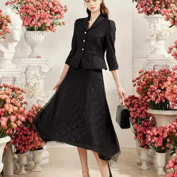 [BUNJANG] Grace U Stella Tulle Skirt Sequins / 그레이스유 스텔라 튤 스커트 S 스팽글 시퀸