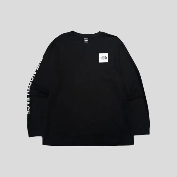 [BUNJANG] The North Face Black Arm Printing Core EX Cotton Long Sleeve T-Shirt XL / 노스페이스 블랙 암프린팅 코어 EX 코튼 긴팔 티셔츠 롱슬리브 XL