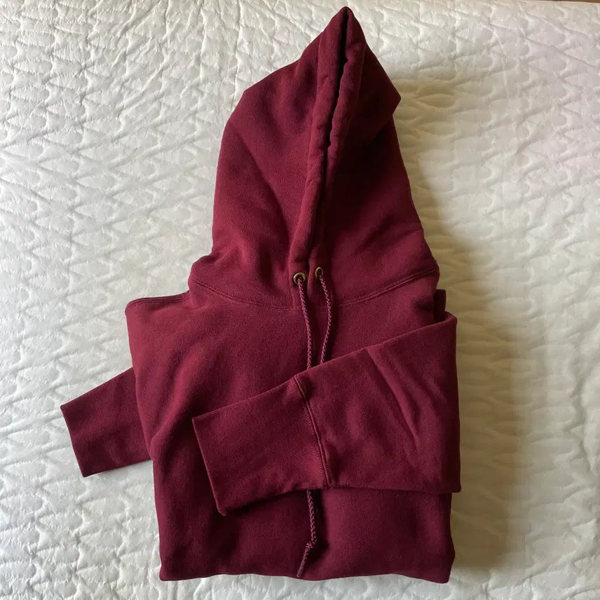 [BUNJANG] Carhartt WIP Hooded Sweatshirt Burgundy XL / 미착용 캠버 후드 버건디 XL