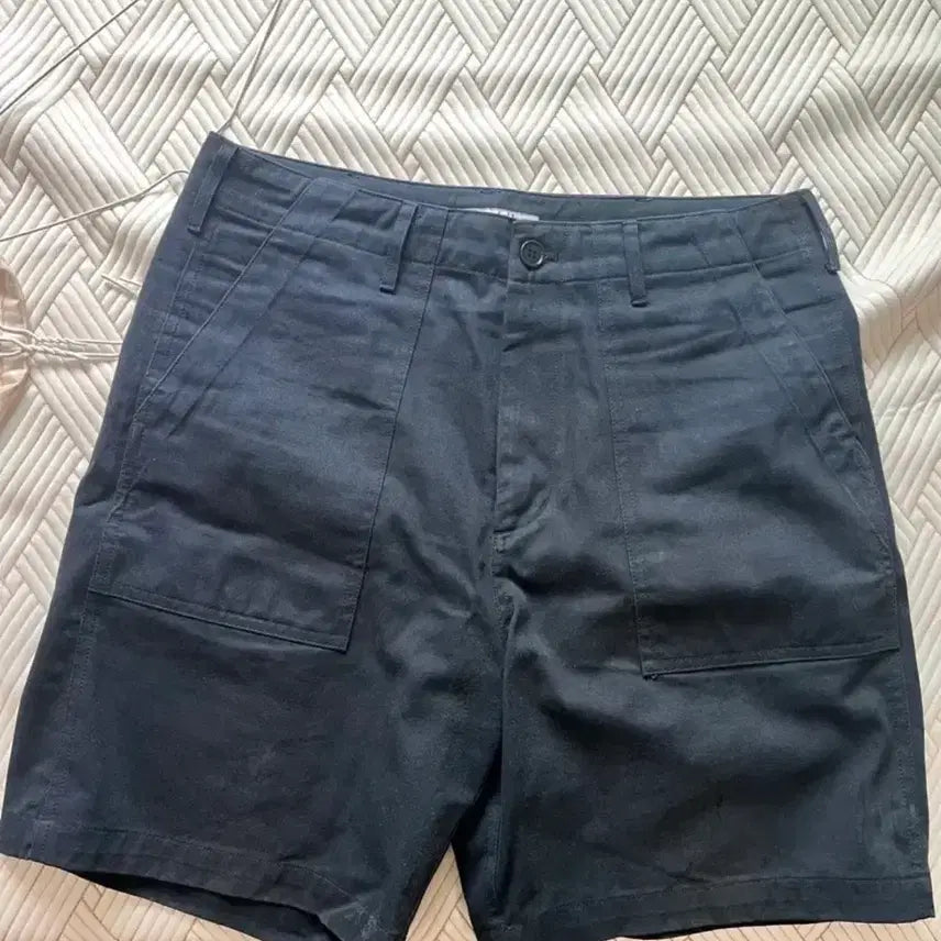 [BUNJANG] Woobee Fatigue Shorts Navy M / [M] 우드비 퍼티그 쇼츠 네이비