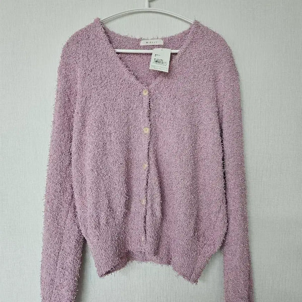 [BUNJANG] Millet Faux Fur Cardigan Lavender / 밀레 퍼 가디건 연보라(새상품)