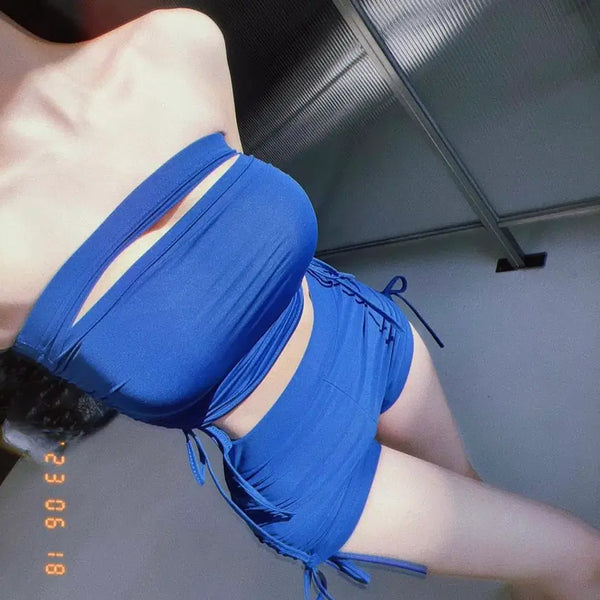[BUNJANG] Two-Piece Swimsuit / 수영복 투피스 흠뻑쇼