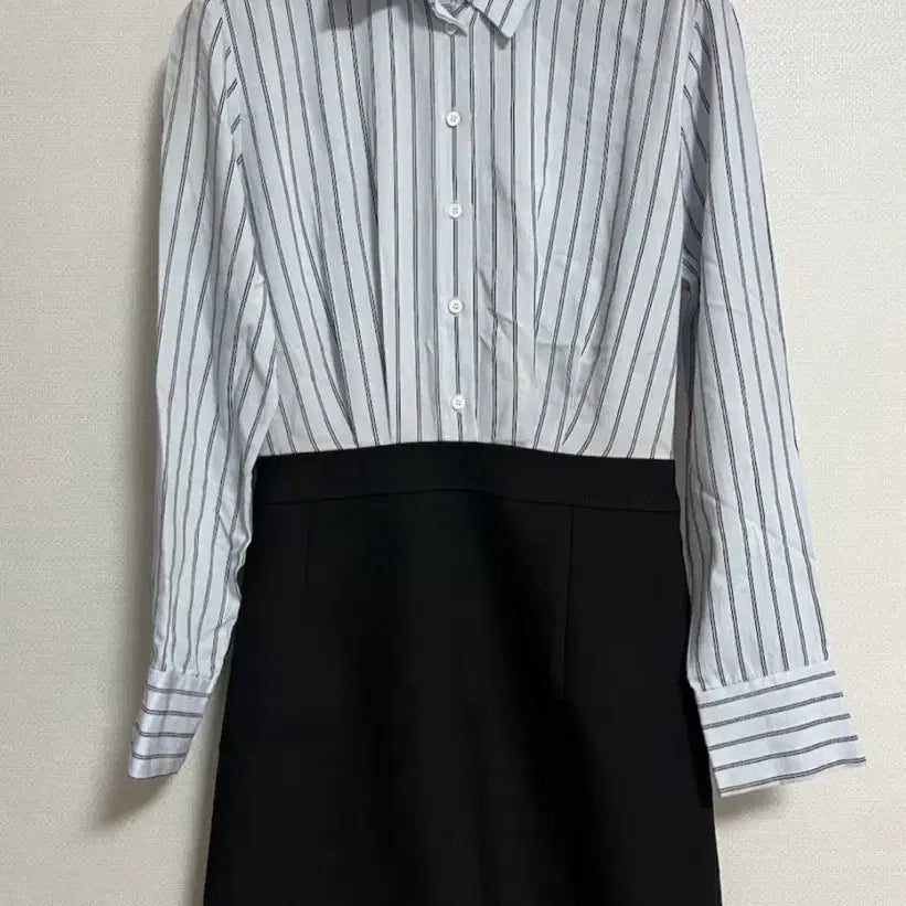 [BUNJANG] Sandro Striped Shirt Dress / 산드로 원피스