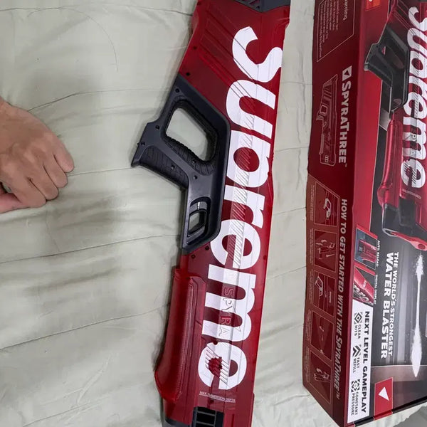 [BUNJANG] Supreme SpyraThree Electric Water Blaster - Red, Full Set, Tested / 풀구성 정상작동 슈프림 스파이라3 전동 물총 국내 즉시수령