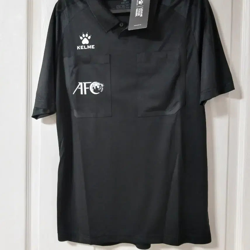 [BUNJANG] Kelme AFC Soccer Referee Uniform Black XS 100% Polyester / 켈미 AFC축구심판유니폼 S 새상품