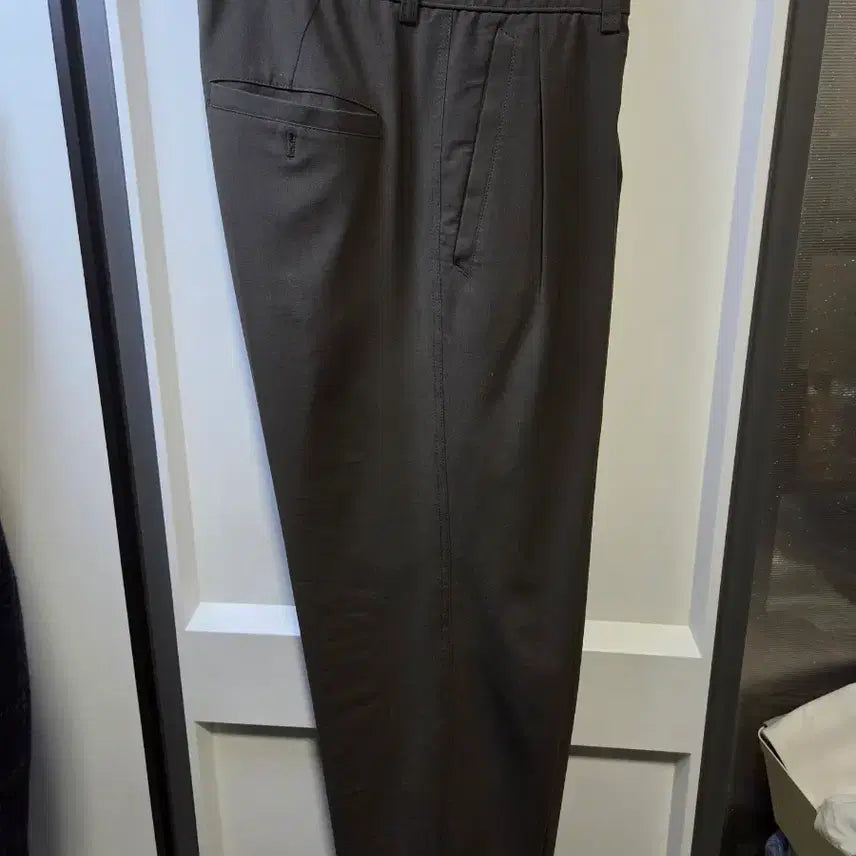 [BUNJANG] Time Homme Brown Banding Slacks / 타임옴므 브라운 밴딩 슬랙스
