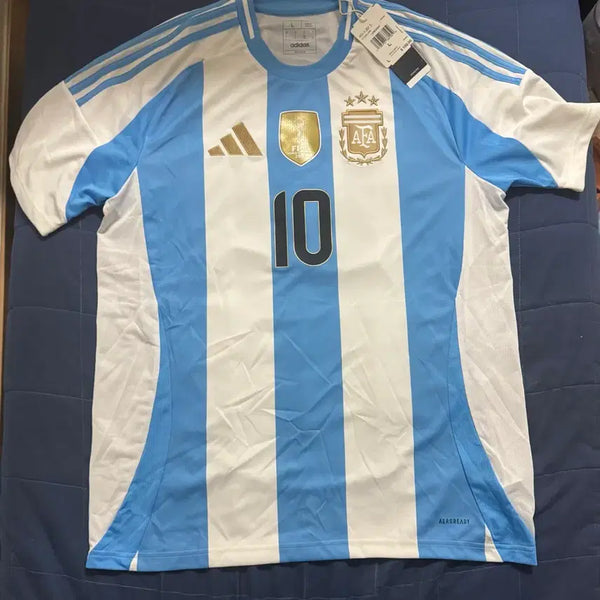 [BUNJANG] Lionel Messi 2024 Argentina World Cup Jersey / [L] 24 아르헨티나 메시 월드컵 마킹