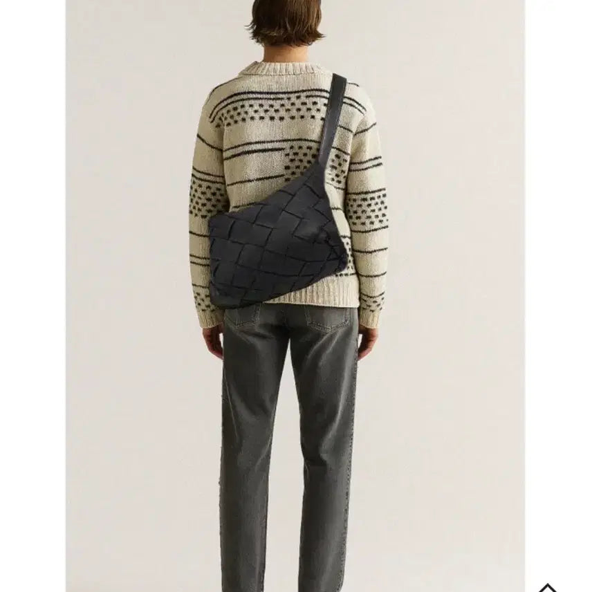 [BUNJANG] JUCASPACE Men's Hobo Bag Black / 주카스페이스 남성 호보백