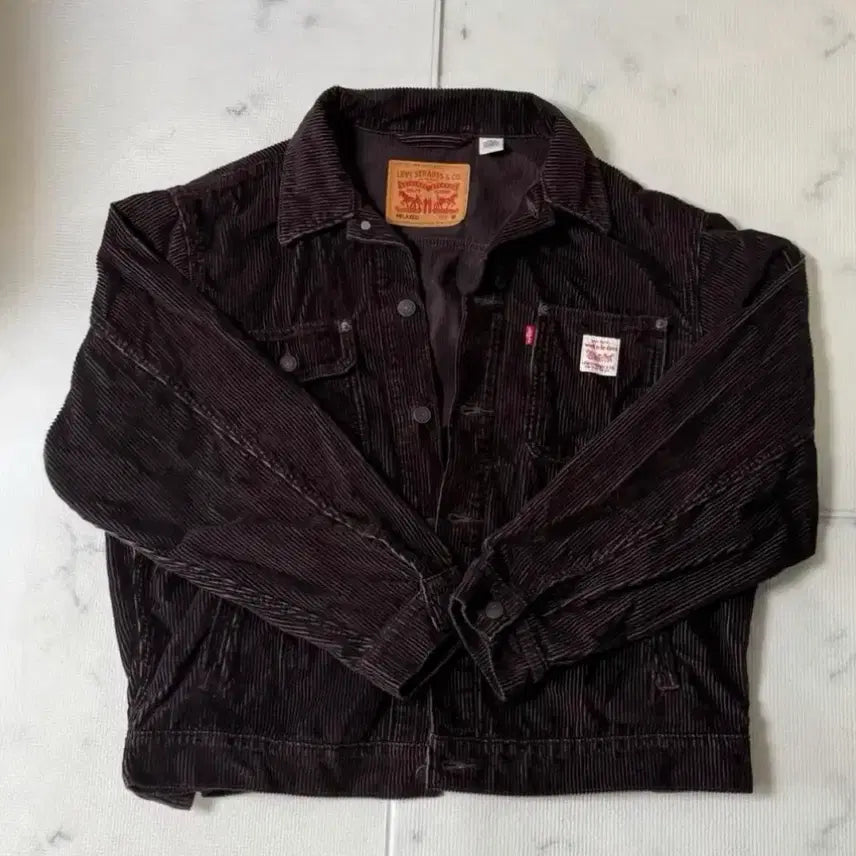 [BUNJANG] Levi's Sunrise Corduroy Trucker Jacket Brown / [리바이스] 자켓