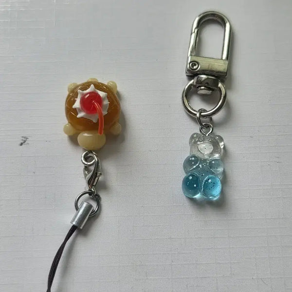 [BUNJANG] Turtle Gummy Bear Charm / 거북이 젤리곰 키링 소품샵