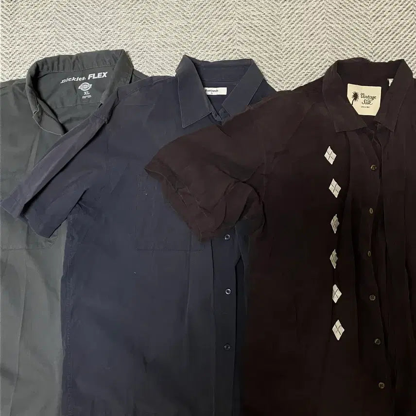 [BUNJANG] Japanese Vintage Short-Sleeve Shirt Bundle Set XL / 일본 빈티지 반팔 셔츠 일괄