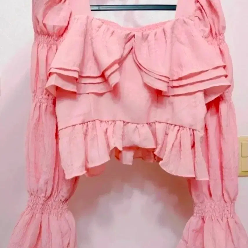 [BUNJANG] Shirring Blouse (Free Size) / 샤랄라 블라우스(프리)