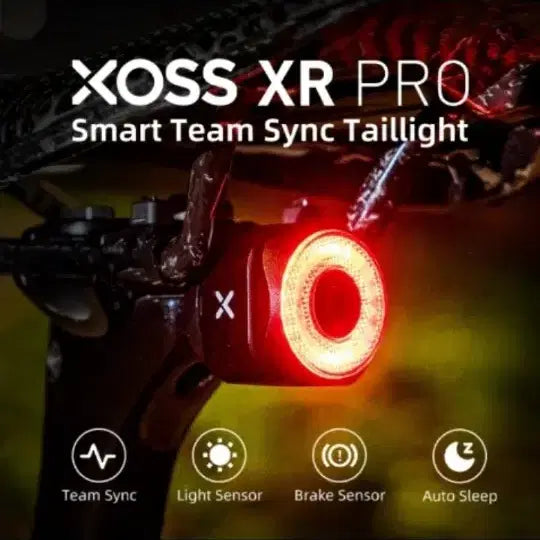 [BUNJANG] XOSS XR PRO Smart Bicycle Tail Light / $[새제품] 자전거라이트 자전거후미등 스마트후미등