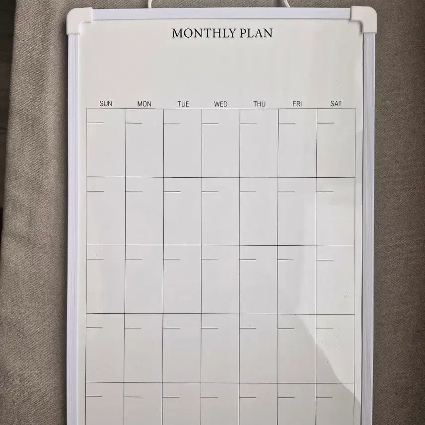 [BUNJANG] Monthly Planner Board / 월간 플래너 보드