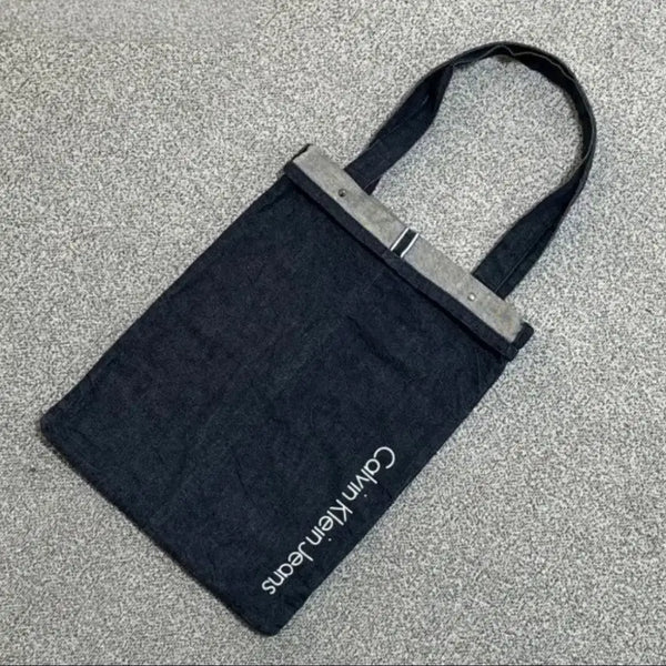 [BUNJANG] Calvin Klein Denim Shoulder Bag Eco Bag / 캘빈클라인 데님 숄더백 에코백