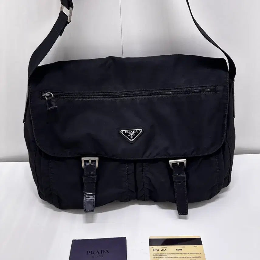 [BUNJANG] Prada Pocono Nylon Crossbody Messenger Bag / 정품 프라다 나일론 포코노 크로스백 메신저백