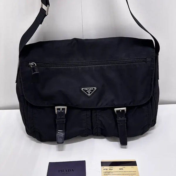 [BUNJANG] Prada Pocono Nylon Crossbody Messenger Bag / 정품 프라다 나일론 포코노 크로스백 메신저백