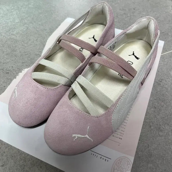 [BUNJANG] Puma Speedcat Ballet Mary Jane Pink White / 푸마 스피드캣 발레 발렛 메리제인 핑크 화이트 225