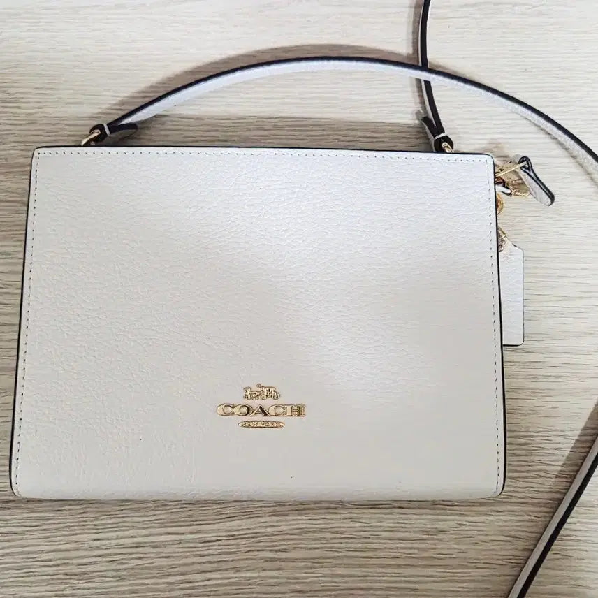 [BUNJANG] Coach Pebbled Leather Mini Crossbody Bag / 코치 미니 크로스백 가방 woc