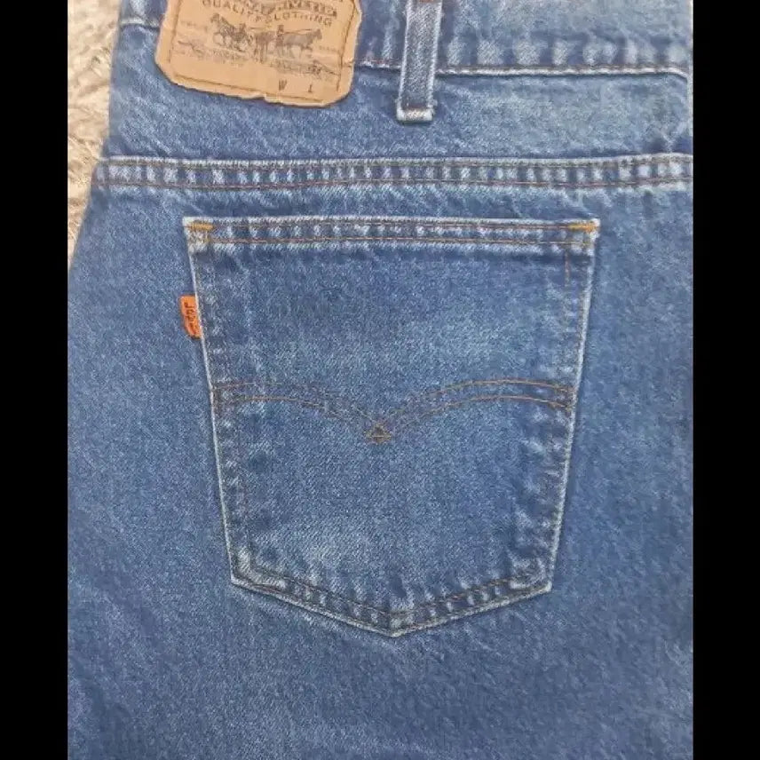 [BUNJANG] Levi's 509 80s Orange Tab Jeans / 리바이스 509 80s 38 orange tap