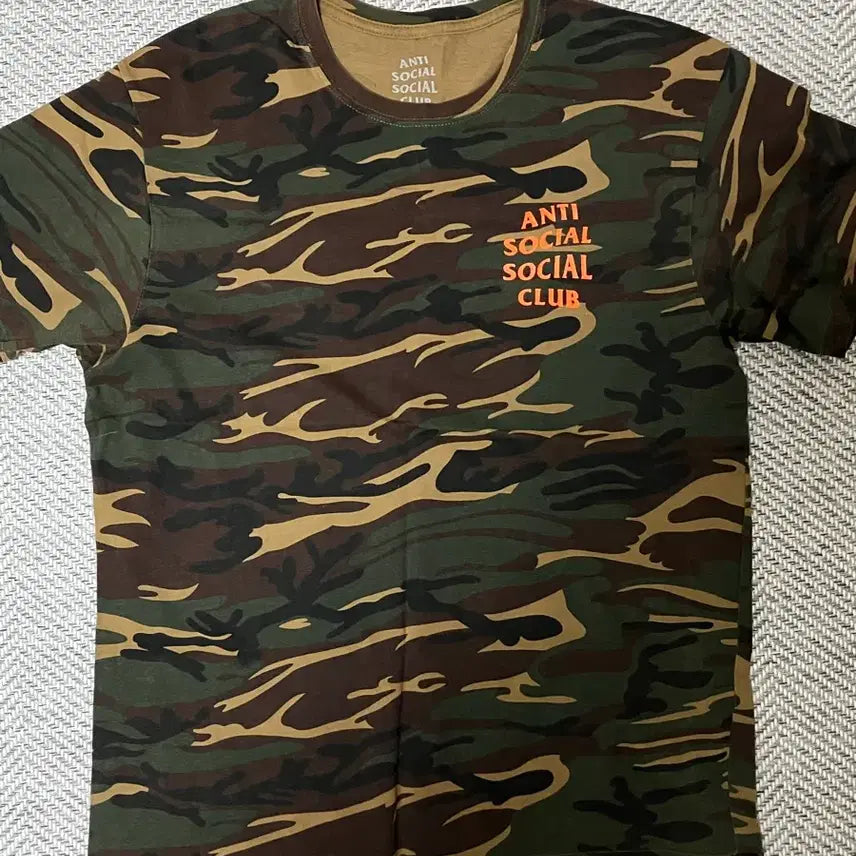 [BUNJANG] Anti Social Social Club Camo T-Shirt / 안티소셜소셜클럽 카모 반팔