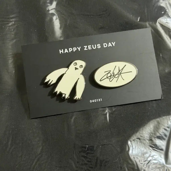 [BUNJANG] T1 Zeus Day Badge Set / 해피 제우스 데이 티원 뱃지 세트
