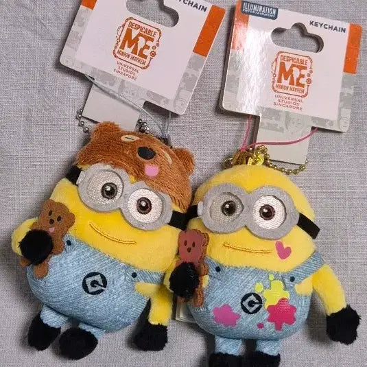 [BUNJANG] Universal Studios Minions Bob Plush Keychain / 유니버셜스튜디오 미니언즈 인형 키링 밥