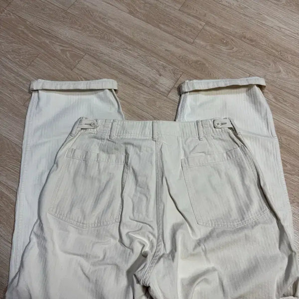 [BUNJANG] Orslow Summer Fatigue Ecru (Size 4) / (연휴기간만판매)오어슬로우 썸머퍼티그 에크루 (4)