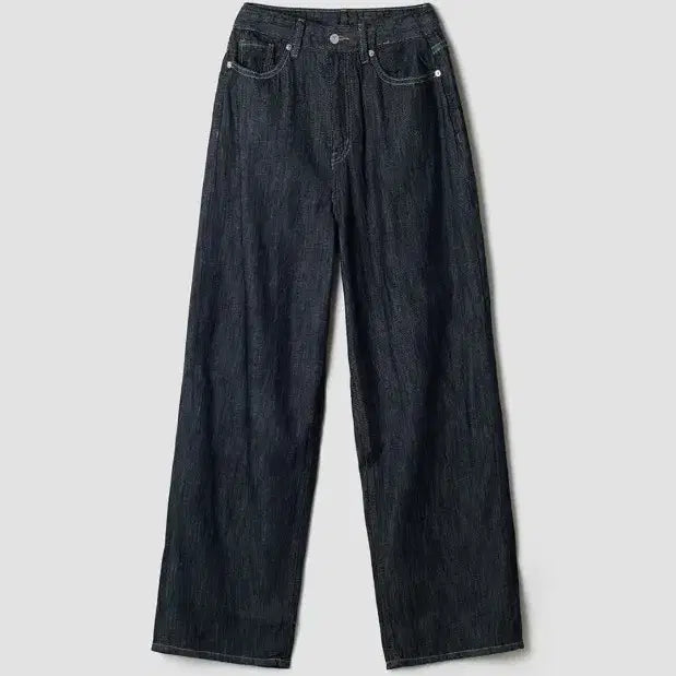 [BUNJANG] SPAO COOL Long Wide Jeans Navy 29 / 스파오 [COOL] 롱 와이드 진 네이비 29
