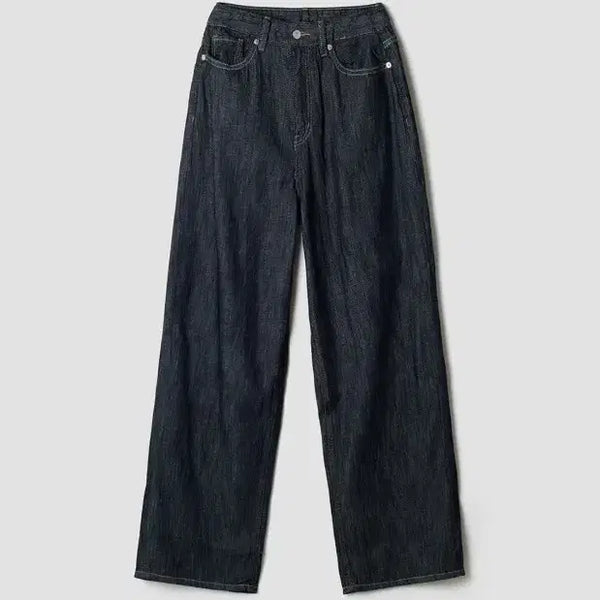 [BUNJANG] SPAO COOL Long Wide Jeans Navy 29 / 스파오 [COOL] 롱 와이드 진 네이비 29