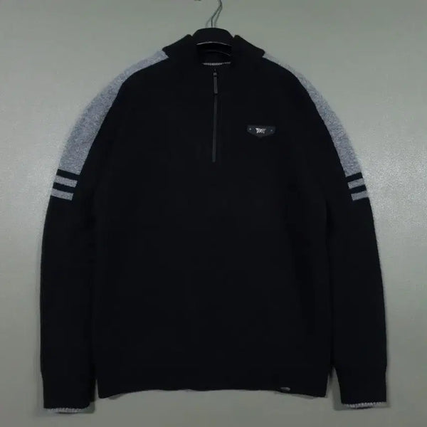 [BUNJANG] PXG 24FW Winter Windproof Half-Zip Mock Neck Knit Sweater - Women's M / 실측 여성 M) PXG 골프 신형 24FW 윈터 모크넥 방풍 하프집업 니트 스웨터