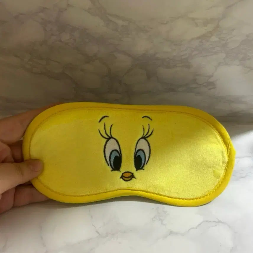 [BUNJANG] Tweety Bird Sleep Mask (Yellow) - New, Unused / 미사용 새 상품 귀여운 트위티 안대 (옐로우)
