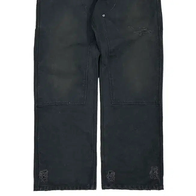 [BUNJANG] QAP Vintage Double Knee Work Pants Graphite / qap 빈티지 더블니 워크 팬츠 그래파이트
