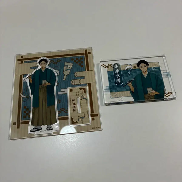 [BUNJANG] Haikyuu Akashi Acrylic Stand + Acrylic Block Set / 하이큐 아카아시 아크릴 스탠드 + 아크릴 블럭 세트