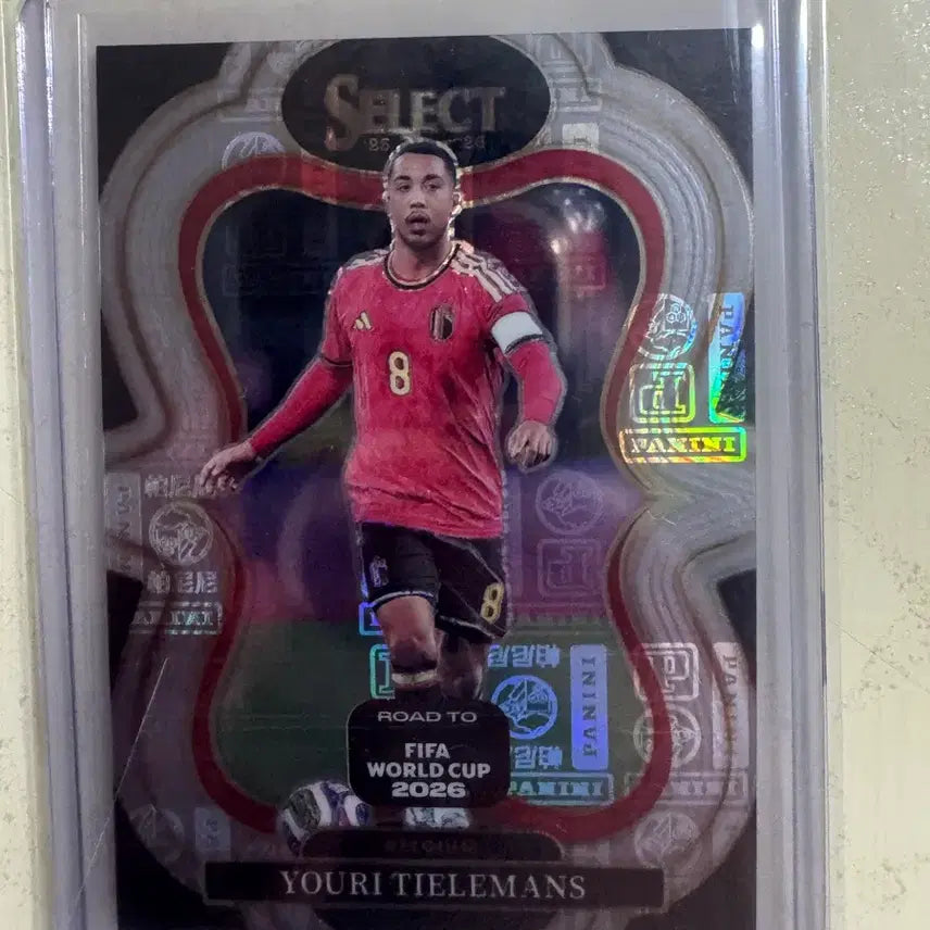 [BUNJANG] Youri Tielemans 44/61 2025-26 Select FIFA World Cup Card / 유리 틸레망스 44/61 2025-26 셀렉트 FIFA 월드컵 카드