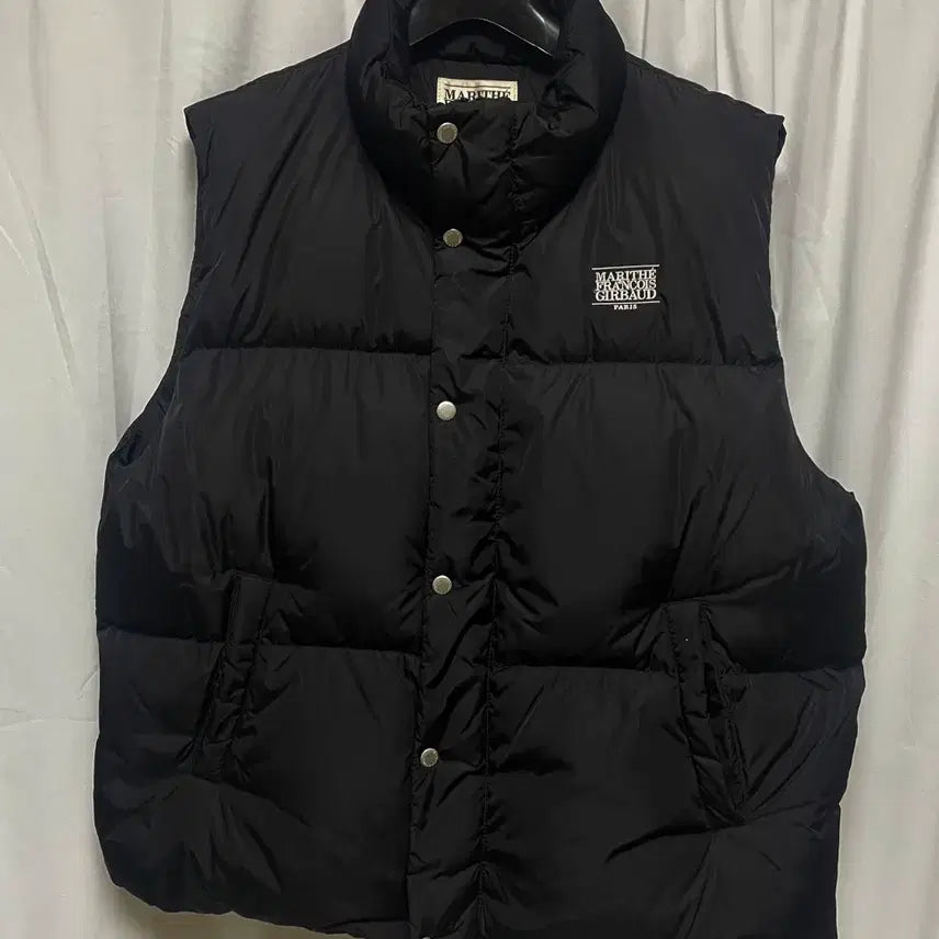 [BUNJANG] Marithe Francois Girbaud Padded Vest XL Black / no.211 마리떼 프랑소와 블랙 패딩조끼 xl 상태 굿