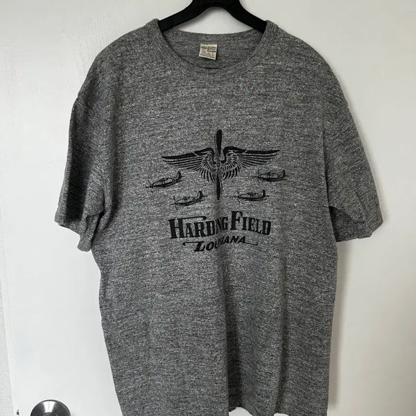 [BUNJANG] Buzz Rickson's Military Graphic T-Shirt Heather Grey XXL / 버즈릭슨 밀리터리 그래픽 반팔 티셔츠 헤더그레이 XXL